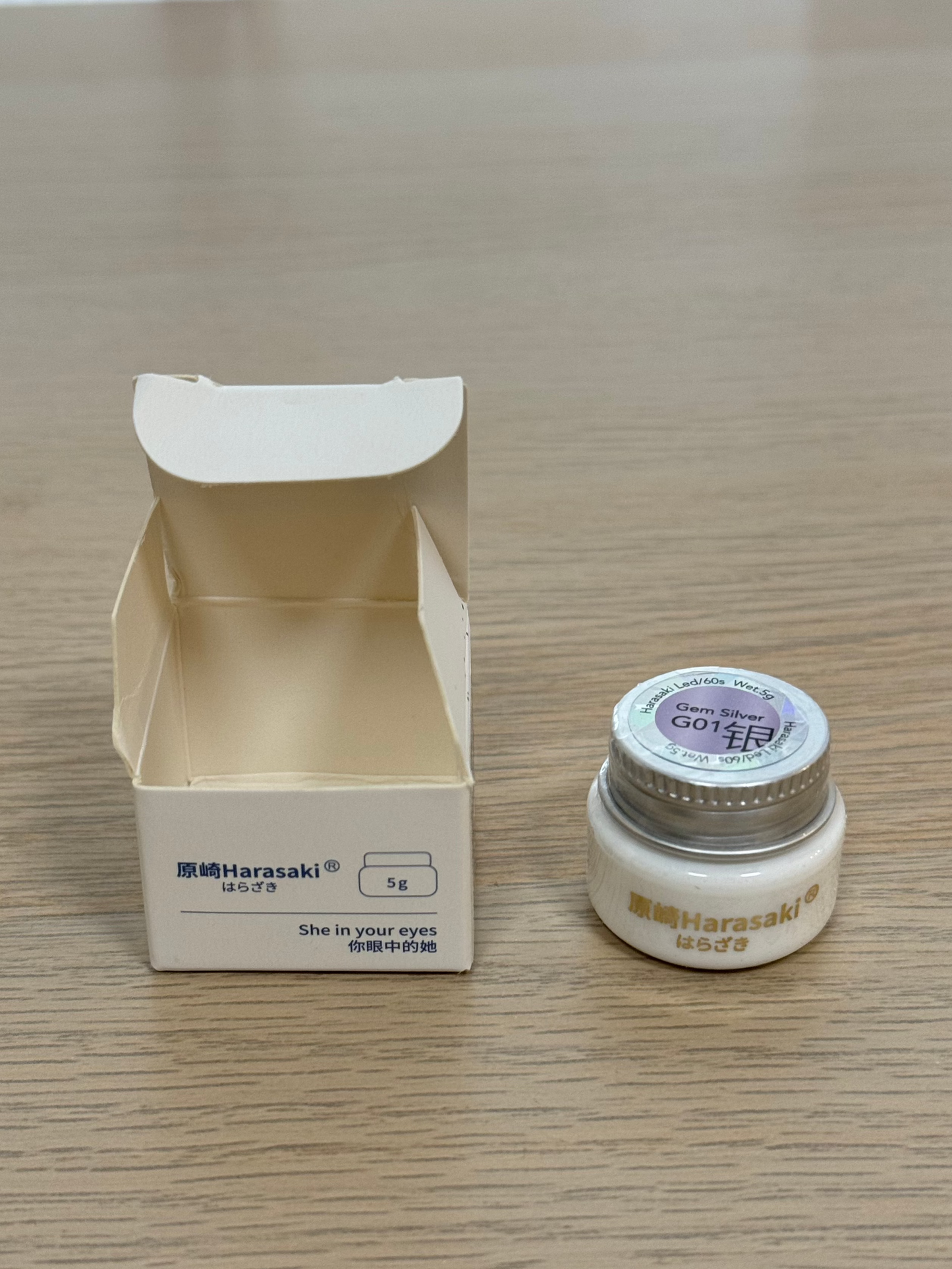 Harasaki Silver Chrome Liner Gel