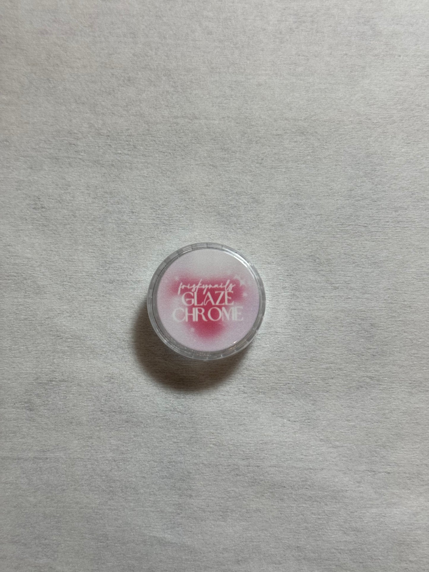 Frisky Glaze White Chrome Powder