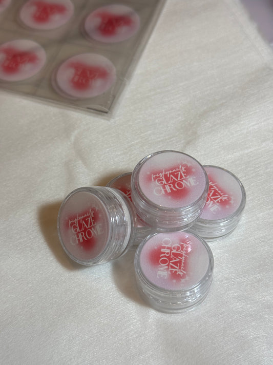 Frisky Glaze White Chrome Powder