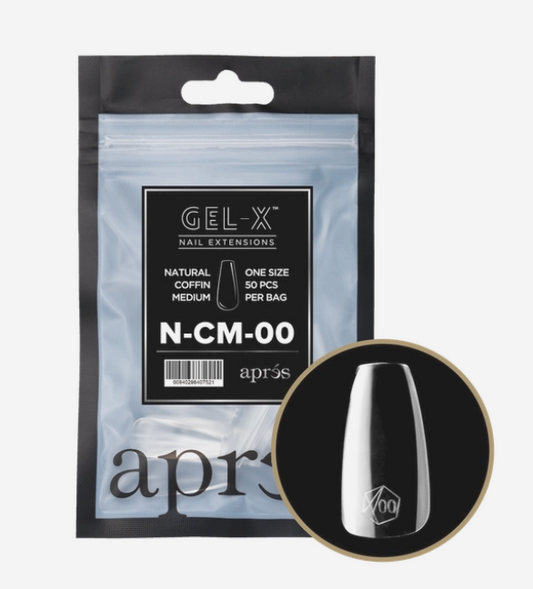 Apres Gel-X Natural Coffin Refill Bag