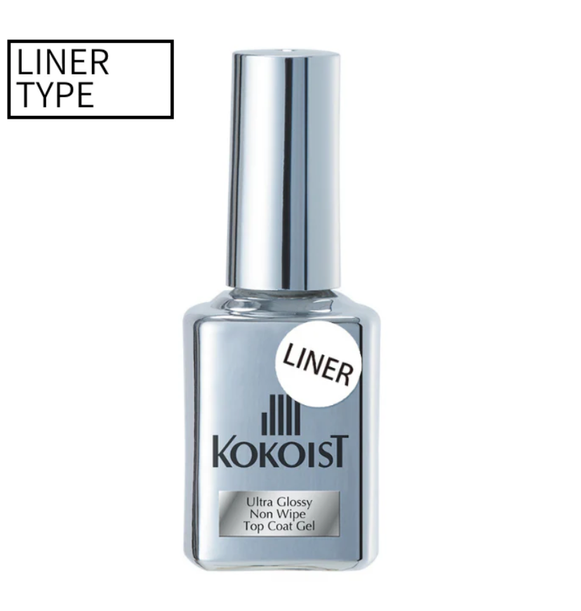 Kokoist Ultra Glossy Non-Wipe Top Coat Gel 15ml (LINER)